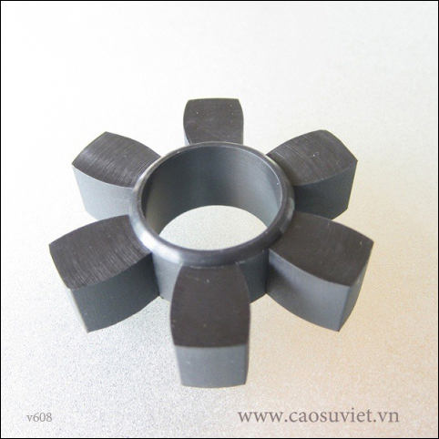 Giảm chấn cao su 6 cánh vuông